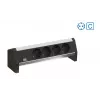 Přepěťová lišta Bachmann Desk 1 - 3 zásuvky Type-F - hliník/plast - 324 mm - interiér