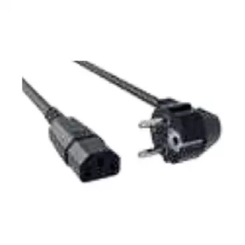 Bachmann H05VV-F 3G1.5 napájecí kabel CEE 7/7 na C13, 1,5 m, černý