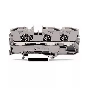 Průchozí svorka WAGO 2010-1301, 10 mm², 800 V, šedá, montáž na DIN lištu