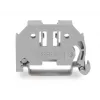 WAGO 249-116 Screwless End Stop, 6 mm, for 35 x 15 DIN Rail, Grey