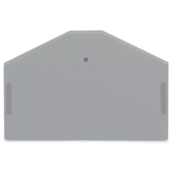 Koncová a mezilehlá deska WAGO 280-312, šedá, 2,5 mm², 50 mm x 36,5 mm, 2,8 g