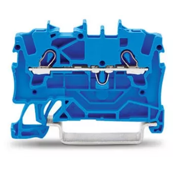 Svorkovnice WAGO 2001-1204 4vodičová Push-in CAGE CLAMP, šedá, 500 V, 24 A, 0,25-2,5 mm², montáž na lištu DIN