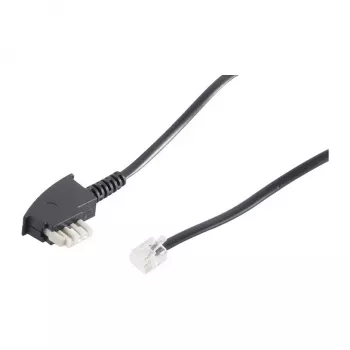 ShiverPeaks S-Impuls Telefonní kabel - TAE-N (S) na RJ-11 (2-pin) - 3 m - bílý