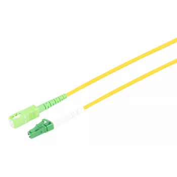 S CONN Maximum Connectivity Optický patch kabel Simplex LC/APC na SC/APC OS2 1,5m