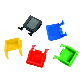 Ochranný kryt Telegärtner pro konektor RJ45, černý (RAL 9005), balení 100 ks