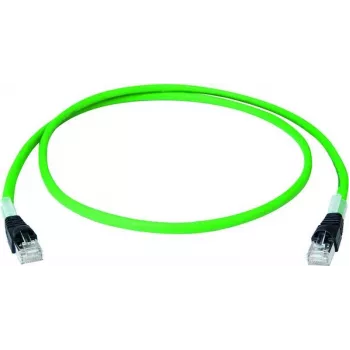 Telegärtner Cat6a S/FTP patch kabel 2m zelený