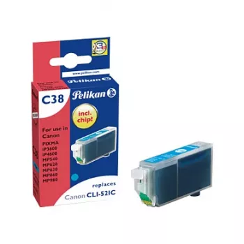 Pelikan inkoustová kazeta pro Canon CLI-521C cyan