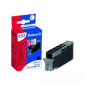 Inkoustová kazeta Pelikan pro Canon CLI-551BK XL černá vysoká výtěžnost kompatibilní