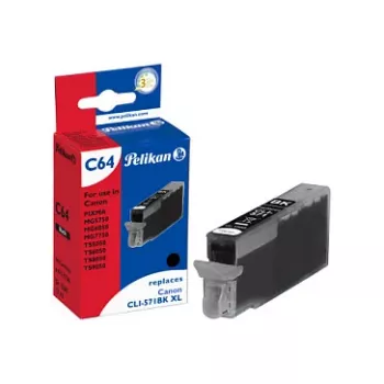 Inkoustová kazeta Pelikan pro Canon CLI-571BK XL černá vysoká výtěžnost 11,5 ml