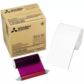 Mitsubishi Electric CK 9046 10 x 15 cm 600 tisků sada papíru a ribbonu pro dye-sublimaci