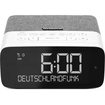 TechniSat DigitRadio 52 ASA DAB+/VKV Bluetooth rádio šedé/bílé