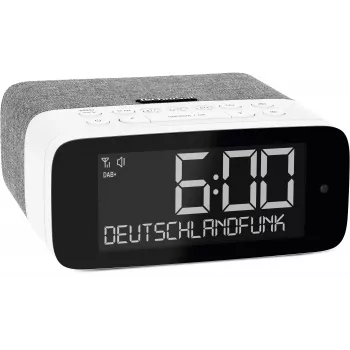 TechniSat DigitRadio 52 ASA DAB+/VKV Bluetooth rádio šedé/bílé