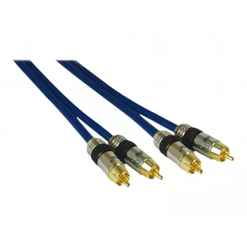 Kindermann audio cable RCA male to RCA male