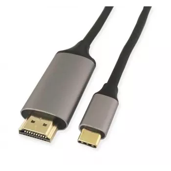 KINDERMANN USB-C to HDMI Adapter Cable, 5 m, Black (WLZ-4423 L=5m)