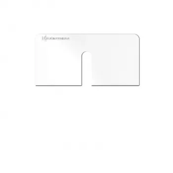 Kindermann Konnect Design Click rámeček zásuvky čistě bílá RAL 9010 2-port Keystone