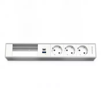 Kindermann 6-Way Module Carrier with 3 Power Sockets and USB Charging (7449001333)
