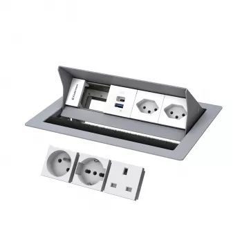 Kindermann CP Standard² 4násobné 2x Schuko/USB INT 7492IN1172