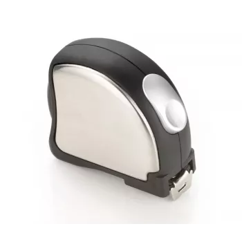 TROIKA ACCURATE mini svinovací metr 2m/6ft na klíčenku chrom
