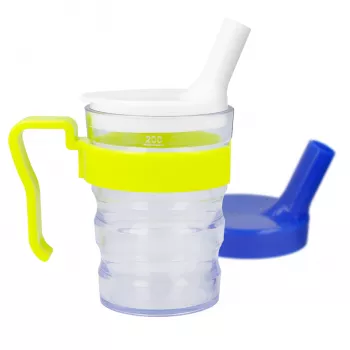 Sada kelímků s pítkem First Aid Only transparentní 4 ks