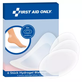 First Aid Only Náplast na puchýře P-10070 průhledná 6,8 x 4,3 cm 6 kusů