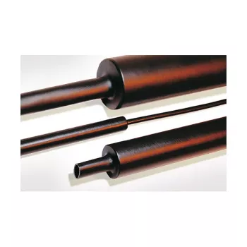 HellermannTyton TREDUX-MA47-30/8 PO-X BK 6 Heat Shrink Tubing, Cross-linked Polyolefin, 30mm to 8mm, Black, 1m, Pack of 6
