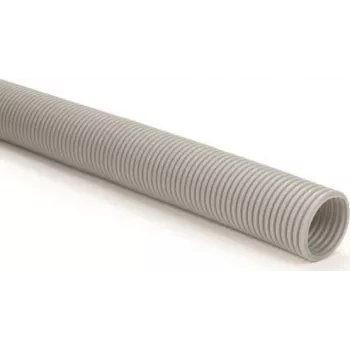 HellermannTyton IWS29-PE-GY Flexible Corrugated Conduit, PE, Grey, 29.3mm OD, 25m