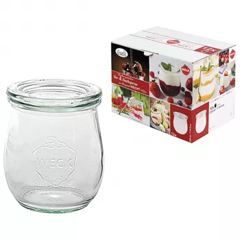 WECK tulipánová sklenice 220ml sada 12 ks
