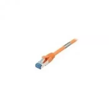 Synergy 21 15 m Cat.6a S/FTP patch kabel, RJ45 samec/samec, nikl/zlatá, oranžová
