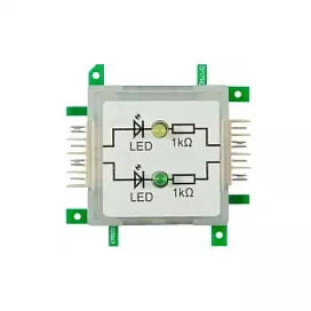 ALLNET Brick'R'knowledge LED Module, Dual Yellow/Green, Signal Pass-through (ALL-BRICK-0403)
