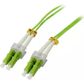 SYNERGY21 Optický patch kabel 40m LC-LC Duplex OM5 50/125µm LSZH limetkově zelený