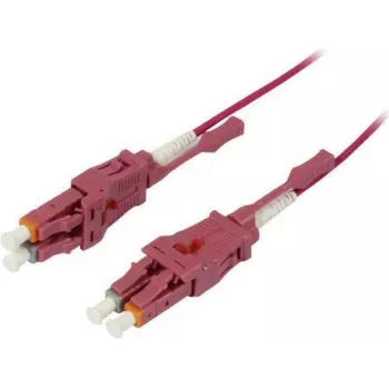 SYNERGY21 Optický patch kabel 15m LC-LC Duplex OM4 Uniboot otočný Push/Pull 2mm - multimode vlákno (S215558)