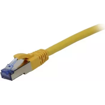 SYNERGY21 Patch kabel RJ45 - CAT6A 500MHz - 10m - žlutý - S/FTP (S-STP) - GHMT certifikovaný