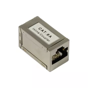 SYNERGY21 CAT6A RJ45 spojka zásuvka-zásuvka Slim Line stíněná