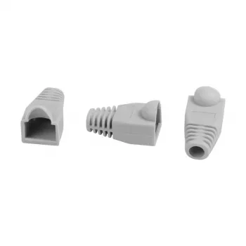 Synergy21 RJ45 Cat.6A S-UTP konektor, stíněný, šedý, balení 100 ks, vnější průměr 6,5 mm (S215675)