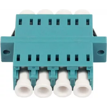 SYNERGY21 optická spojka LC zásuvka na LC zásuvka multimode OM3 50/125µm Quad Aqua PVC