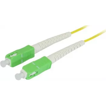 SYNERGY21 optický propojovací kabel 15m SC/APC-SC/APC 9/125µm OS2 G.657.A2 Simplex 2mm ohybově odolný žlutý