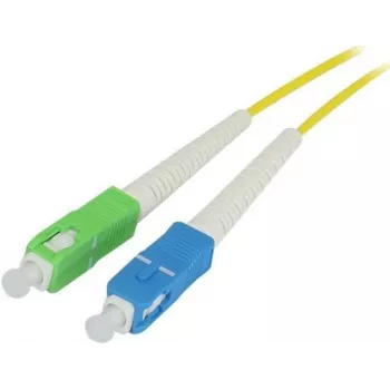 SYNERGY21 optický propojovací kabel 15m SC/APC na SC/APC single-mode OS2 G.657.A2 9/125µm 2mm ochranná manžeta proti ohybu
