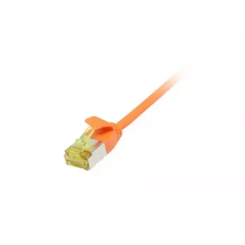 Synergy 21 propojovací kabel RJ45 CAT6A 500MHz 5m oranžový U/FTP Slimline kulatý d=3,8mm TPE/LSZH (Superflex) AWG32 s kabelem Cat.7