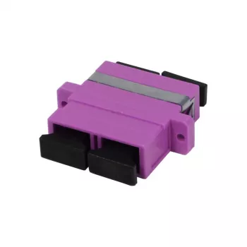SYNERGY21 optická spojka SC/SC Multimode Duplex OM4 50/125µm PVC fialová keramická objímka