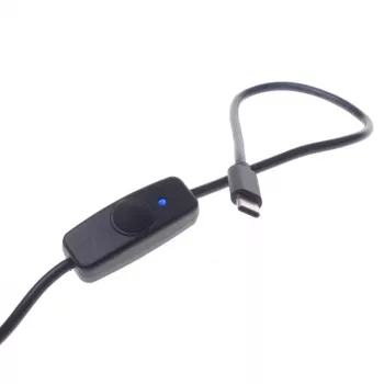 ALLNET Rock Pi 4 USB-A na USB-C napájecí/datový kabel s vypínačem (ROCKPI_USB-ATOC_SW)
