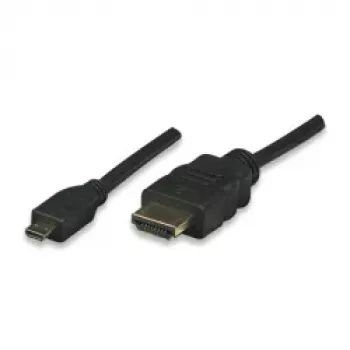 ALLNET HDMI na Micro HDMI kabel 1m 4K/60Hz černý (ALL-HDMI-Micro-1m)