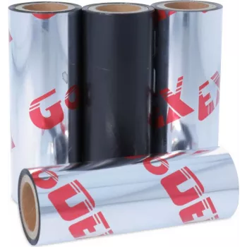 GODEX C.ITOH Godex 265 Series Thermal Transfer Ribbon - Wax/Resin - Black - 57 mm x 74 m - Outside Wound