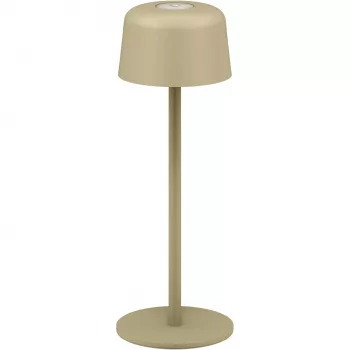 GOOBAY bezdrátová LED stolní lampa, velikost S, 25 cm, béžová