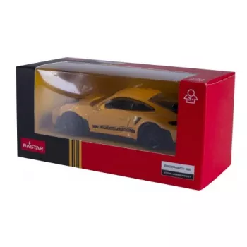 JAMARA Porsche 911 GT3 RS 1:43 žluté odlévané modelové auto (402238)