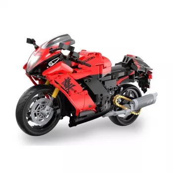JAMARA CaDA Suzuki Hayabusa 1:6 červená stavebnice
