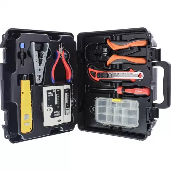 Goldtool základní instalační síťová sada LAN s testerem