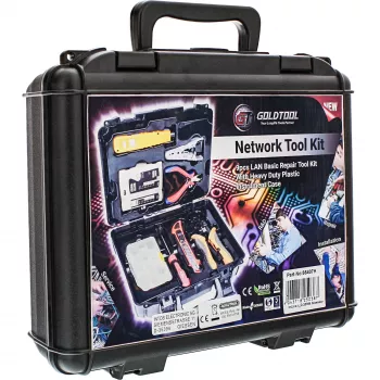 Goldtool základní instalační síťová sada LAN s testerem