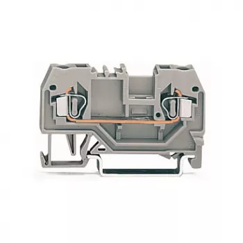 Průchozí svorka WAGO 280-901, 2vodičová, 2,5 mm², CAGE CLAMP, šedá