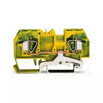Zemnicí svorka WAGO zelenožlutá 0,2-6 mm² 282-907