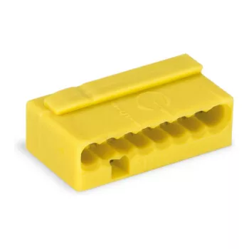 WAGO 243-508 PUSH WIRE® konektor 8-vodičový žlutý 6A 100V